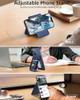 For Magsafe Wallet Stand with Airtag Holder Strongest Magnetic Phone Wallet for iPhone 171615141312 Series ID Window 4 C
