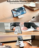 For Magsafe Wallet Stand with Airtag Holder Strongest Magnetic Wallet for iPhone 171615141312 Series ID Window 4 Card Sl
