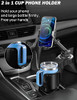 JOYTUTUS Cup Holder Phone Mount for Car Car Cellphone Large Adapter Long Arm with 360 Degree Rotation Compatible iPhone