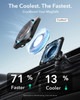 ESR for 15W MagSafe Car Mount Charger with CryoBoost Phone Cooling MagSafe Car Charger Air VentDashboard Wireless Chargi
