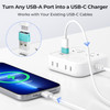 Basesailor USB to USB C Adapter 2 PackType C Female to USB A Male Charger Cable Converter for Apple Watch Ultra iWatch S
