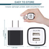 USB Wall Charger Charger Adapter Ailkin 3Pack 21Amp Dual Port Fast Charging Plug Cube Box Block Brick Base for iPhone 17