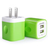 USB Wall Charger 2Pack 21A AILKIN 2Port USB Phone Charger Block Plug Power Adapter Charging Base for iPhone 17 Air 16 15
