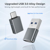 Basesailor USB to USB C Adapter with C Male to 30 Female Charger 4P for iPhone 17 Air Apple 16 15 14 13 Pro Max Mini Plu