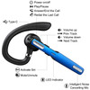 COMEXION Bluetooth Headset Wireless Bluetooth Earpiece V50 HandsFree Earphones with Stereo Noise Canceling Mic Compatibl
