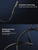 35mm Wired Earbuds Headphones for Samsung A15 A14 A13 A12 A52 Noise Isolation inEar Earphones with Mic Volume Control Hi