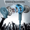 USB C Headphones for iPhone 171615Samsung S25S24 Wired Earbuds with Microphone for Galaxy S23 S22 S21 S20 FE Magnetic No