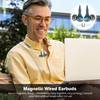 USB C Headphones for iPhone 171615Samsung S25S24 Wired Earbuds with Microphone for Galaxy S23 S22 S21 S20 FE Magnetic No