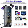 USB C Headphone for iPhone 17 16 Pro Max 15 Plus iPad 11 Mini 6 Pixel 10 9 8 COOYA Type C Wired Earbuds for Samsung A16