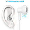 USB C Headphones Magnetic Wired Earbuds for iPhone 17 Pro Max 16 16e 15 PlusNoise Isolation In Ear Headphone with Mic Ty
