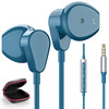 35mm Headphones Wired Earphones for Samsung Galaxy A25 A15 A12 A13 A03s A14 A23 A71 Noise Isolating Wired Earbuds with M