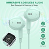USB C Headphones for Samsung S24 S25 Ultra 23 Type C Earphones with Microphone Magnetic HiFi Stereo Cord USBC Wired Earb