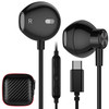 ACAGET USB C Headphones for Samsung Galaxy S25 Ultra S24 FE S23 S22 Plus S21 Earbuds Wired Android Headphone Type C Earp