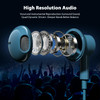USB C Headphones with Microphone for iPhone 17 Pro Max 16e 16 15 Plus Type C Headphone Wired Earbuds HiFi Magnetic Sport