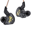 KBEAR K01 iem in ear Monitor Headphones HIFI Immersive Bass iems for Gaming Noise Cancelling Wired Earbuds with 35mm Plu