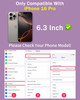 Westillux 2 Pack for iPhone 16 Pro Privacy Screen Protector Gradient Colorful for 16Pro AntiSpy Tempered Glass Mirror Ea