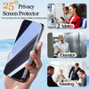 Ivachell 2 Pack Mirror Screen Protector iPhone 16 Pro Max Privacy Tempered Glass for 16 promax Mirrored Effect AntiSpy P