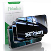 Pokolan 2 Pack 360 Degree Privacy Tempered Glass for iPhone 16 Pro Max AntiSpy 4 Directions Screen Protector Film 4 Side