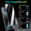 Pokolan 2 Pack 360 Degree Privacy Tempered Glass for iPhone 16 Pro Max AntiSpy 4 Directions Screen Protector Film 4 Side