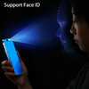 BWEDXEZ 2 Pack AntiBlue Privacy Tempered Glass for iPhone 15 iPhone 16 AntiSpy Screen Protector Film Electroplated Blue