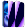 SOOPUR 2 Pack Compatible with iPhone 16 Plus Privacy Screen Protector AntiSpy AntiBlue Light Eye Protection Tempered Gla