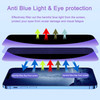 SOOPUR 2 Pack Compatible with iPhone 16 Plus Privacy Screen Protector AntiSpy AntiBlue Light Eye Protection Tempered Gla