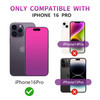 Jephuwneh 2 Pack Gradient Tempered Glass for iPhone 16 Pro Privacy Screen Protector for iPhone16Pro 5G 63inch Anti Spy A
