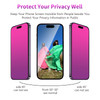 Jephuwneh 2 Pack Gradient Tempered Glass for iPhone 16 Pro Privacy Screen Protector for iPhone16Pro 5G 63inch Anti Spy A