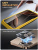 Lamicall 22 for iPhone 16 Pro Screen Protector 63 with Camera Lens Protector Top 9H Tempered Glass Film Easy Alignment A