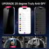 Xit 3Pack HD Privacy Screen Protector for iPhone 16 Plus 67 9H Tempered Glass AutoDust Removal Military Grade Protection