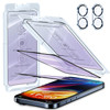 ZUSLAB 2Pack Blue Light Screen Protector with 2 Camera Lens Protectors Compatible with iPhone 16 61 Inch Easy AutoAlign