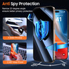 UniqueMe for iPhone 16 Pro Max Privacy Screen Protector Military Grade Shatterproof 9H Hardness Privacy Screen 16 Pro Ma