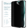 Diacube For iPhone 16 Pro Upgraded 27 Privacy Screen Protector 2 PACKHigh Touch SensitivityAntiSpy PET FilmEasy Installa