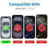 Mothca Matte Glass Screen Protector for iPhone 16 iPhone 15 61 inch AntiGlare AntiFingerprint Tempered Glass Clear Film