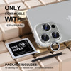 Misea Compatible for iPhone 16 ProiPhone 16 Pro Max Camera Lens Protector UltraHD Tempered Glass Camera Cover Screen Pro