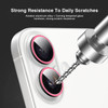 Omorro Compatible for iPhone 1616 Plus Luminous Camera Lens Protector Ultra Thin Film Tempered Glass Camera Screen Prote