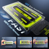 WSKEN for iPhone 16 Pro Max Screen Protector Top 9H Tempered Glass AutoDust Removal Diamond HD Full Coverage Military Gr