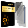 Ailun Privacy Screen Protector for iPhone 16 iPhone 15 iPhone 15 Pro 61 Inch 3 Pack Anti Spy Private Tempered Glass Anti