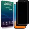 KAREEN 2 Pack Privacy Screen Protector for iPhone 16 Pro 63Inch Anti Spy Private Tempered Glass Film AntiScratch Bubble