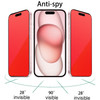 BWEDXEZ 2 Pack Matte AntiBlue Privacy Tempered Glasses for iPhone 14 Pro MaxPlus 67 inch AntiGlare AntiSpy Screen Protec