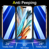 MAYtobe 2Pack Privacy Screen Protector Designed for iPhone 16 Pro Max AntiBlue Light Tempered Glass Eye Protection Blue