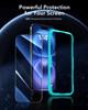 ESR 3 Pack for iPhone 16 iPhone 15 Screen Protector 9H Hardness Military Grade Shatterproof Full Coverage Tempered Glass