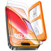 TOCOL for iPhone 16 Pro Screen Protector 9H Hardness Military Grade Shatterproof HD Tempered Glass Full Coverage Easy In