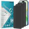 Slanku 3 Pack Matte Privacy Screen Protector for iPhone 16 Plus Anti Glare Anti Fingerprint Anti Spy Full Coverage Tempe