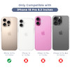 Maxdara Upgrade 6 in 1 for iPhone 16 Pro Screen Protector 63 inches iPhone 16 Pro Back Screen Protector and Front Screen