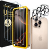 ivoler 33 Pack Tempered Glass for iPhone 16 Pro 63 Screen Protector with Camera Lens Protector with Alignment Frame Anti