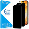 MAYtobe 2Pack Privacy Screen Protector Designed for iPhone 16 Pro Max Tempered Glass Anti Spy No Bubbles Anti Scratch Ea