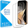 MAYtobe 2Pack Designed for iPhone 16 Pro 63 inch Screen Protector Tempered Glass 9H Hardness Anti Scratch Easy to Instal