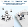 Goton Compatible for iPhone 16 Pro Max 16 Pro Camera Lens Protector Bling Glitter Metal Cover Glass Lens Screen Protecti