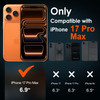 ivoler Tempered Glass for iPhone 17 Pro Max 69 Screen Protector with Alignment Frame AntiScratch Case Friendly Transpare